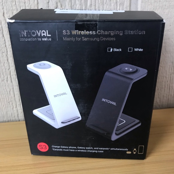 Intoval Wireless Charger, Wireless Charging Station for Phone/Watch/Buds - Picture 11 of 12